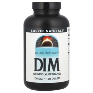 DIM 100 mg 180 Comprimidos - Source Naturals
