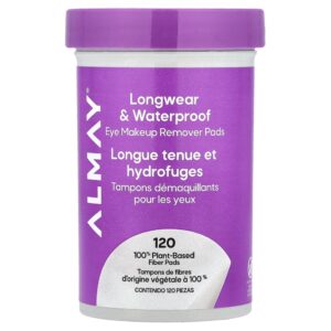 Discos Demaquilantes para os Olhos À Prova D'Água Long Lasting 120 Unidades - Almay