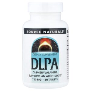 DLPA 750 mg 60 Comprimidos - Source Naturals