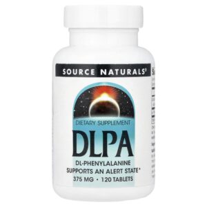DLPA DL-Fenilalanina 120 Comprimidos - Source Naturals