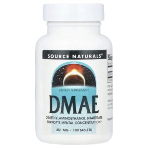 DMAE 351 mg 100 Comprimidos - Source Naturals