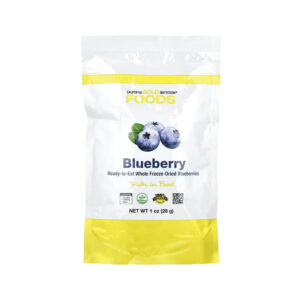 Mirtilo Liofilizado Frutos Silvestres Inteiros Liofilizados Prontos para Comer 28 g - California Gold Nutrition