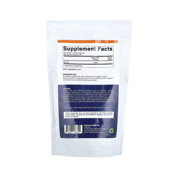 Super Manitol em Pó 500g - Vitamatic