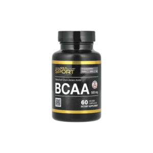 e73a8439bdee42338abb62ef1f001998-qb0uy71c3n.jpg BCAA Aminoácidos de Cadeia Ramificada AjiPure® 2:11 500 mg 60 Cápsulas Vegetais - California Gold Nutrition