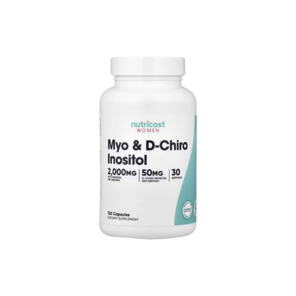 Myo e D-Chiro Inositol 120 Cápsulas - Nutricost