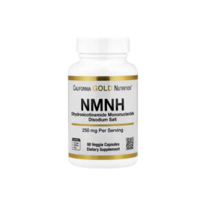 NMNH 250 mg 60 Cápsulas Vegetais - California Gold Nutrition