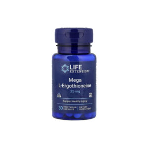 Mega L-Ergothioneine (Ergotioneína) 25mg 30 Veg Cápsulas - Life Extension