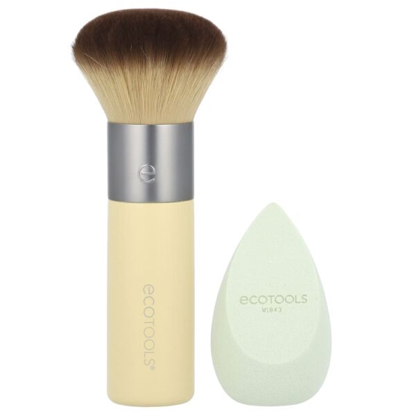 EcoTools - Duo de Pincéis e Esponja Blend and Blur Set 2 Peças
