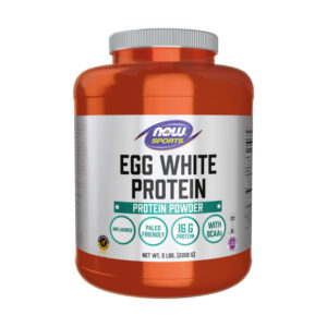 Egg White Protein (Proteína da clara de ovo) sem sabor 2268g - Now Foods