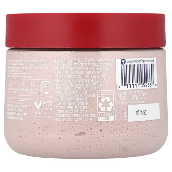 Esfoliante Corporal Cerejas Trituradas e Leite de Chia 425 g - Dove