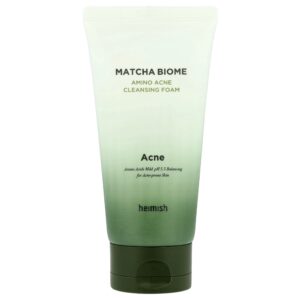 Espuma de Limpeza Facial com Aminoácidos Matcha Biome 150 g - Heimish