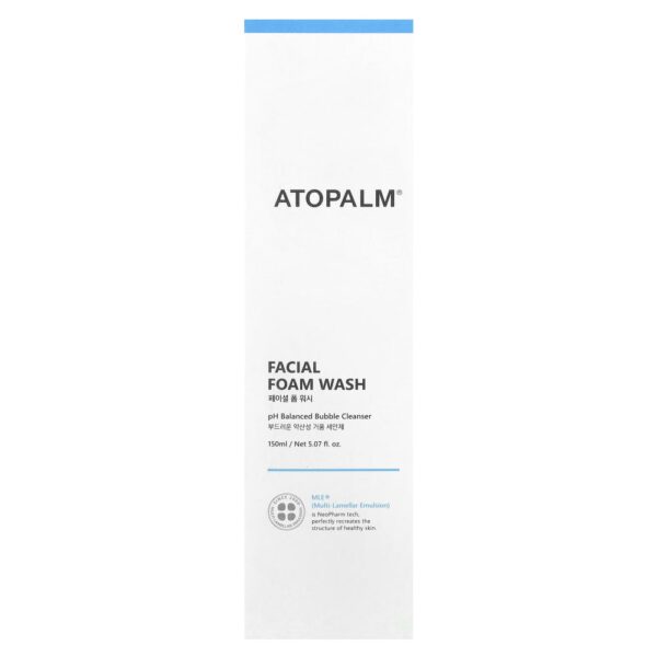 Espuma de Limpeza Facial Hidratante MLE 150 ml - Atopalm