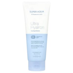 Espuma de Limpeza Super Aqua Ultra Hyalron 200 ml - Missha