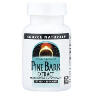 Extrato da Casca de Pinheiro 60 Comprimidos - Source Naturals