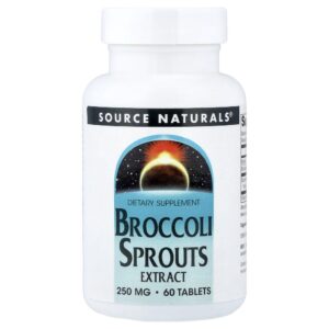 Extrato de Brotos de Brócolis 250 mg 60 Comprimidos - Source Naturals