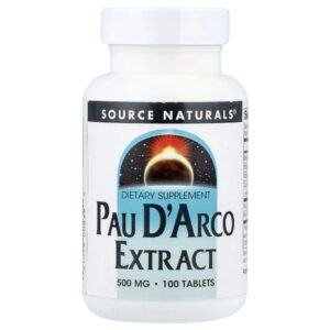 Extrato de Pau D'Arco 100 Comprimidos - Source Naturals