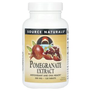Extrato de Romã 500 mg 120 Comprimidos - Source Naturals