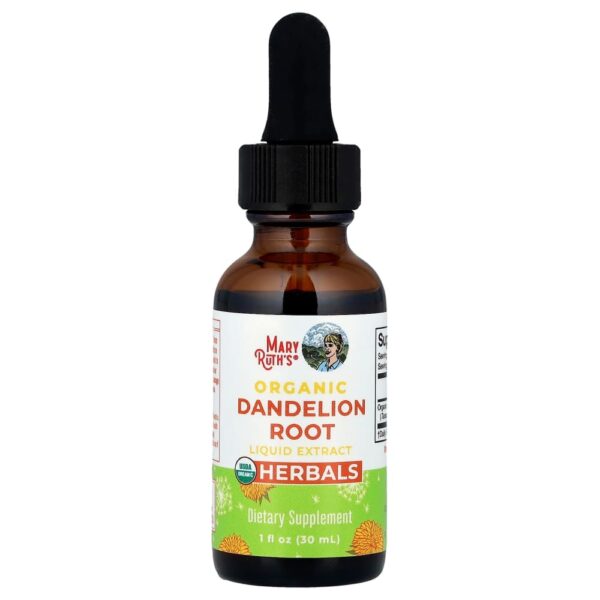 Extrato Líquido da Raiz de Dente-de-leão Orgânico 30 ml - MaryRuth's