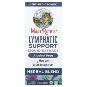 Extrato Líquido de Suporte Linfático Sem Álcool 30 ml - MaryRuth's