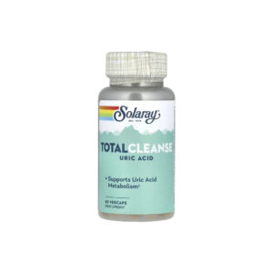 Total Cleanse Limpeza Total - Ácido Úrico 60 Cápsulas Vegetarianas - Solaray