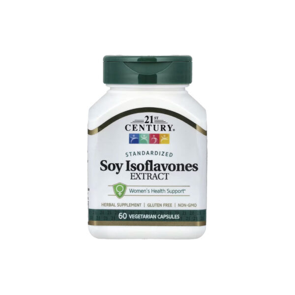 Extrato de Isoflavonas de Soja 50mg 60 Cápsulas - 21st Century
