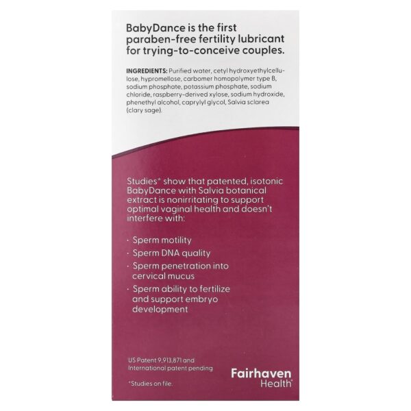 Fairhaven Health - Lubrificante para Fertilidade Baby Action com 10 Aplicadores 40 g