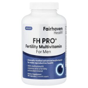 Fairhaven Health - Multivitamínico FH Pro para Fertilidade Masculina 180 Cápsulas