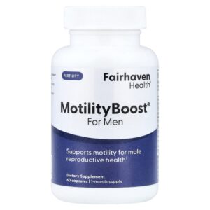 Fairhaven Health - Suplemento MotilityBoost para Homens 60 Cápsulas