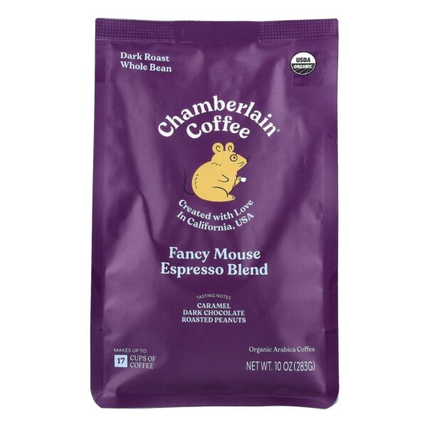 Fancy Mouse Espresso em Grãos Torra Escura 383 g - Chamberlain Coffee