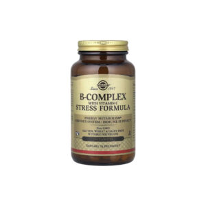 fc1adc99badd46fd8dc830046bbe72ef-ftacwy2btx.jpg Complexo B com Fórmula para Estresse de Vitamina C 250 Comprimidos - Solgar