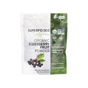 Elderberry Fruit Powder Sabugueiro em Pó Orgânico 113g - MRM