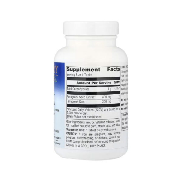 Full Spectrum Fenugreek Feno-grego 600mg 120 Tabletes - Planetary Herbals