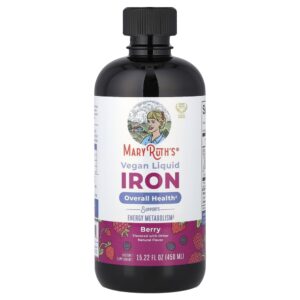 Ferro Líquido Vegano Para Maiores de 4 Anos Fruto Silvestre 450 ml - MaryRuth's