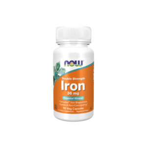 Ferro 36mg Ferrochel 90 Veg Cápsulas - Now Foods