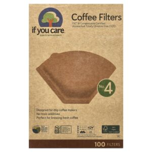 Filtros de Café Número 4 100 Filtros - If You Care