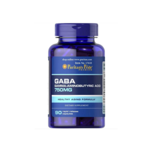 GABA 750mg 90 Cápsulas - Puritan´s Pride