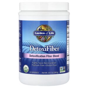 Garden of Life - Mistura de Fibras para Desintoxicação DetoxiFiber 300 g