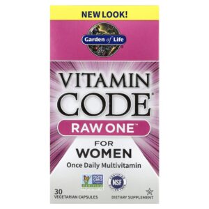 Garden of Life - Multivitamínico Feminino Diário Vitamin Code RAW One Women 30 Cápsulas