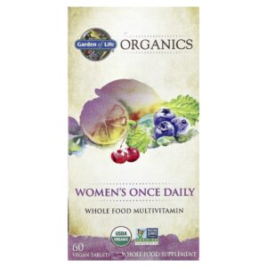 Garden of Life - Multivitamínico Feminino mykind Organics Women's Once Daily 60 Comprimidos
