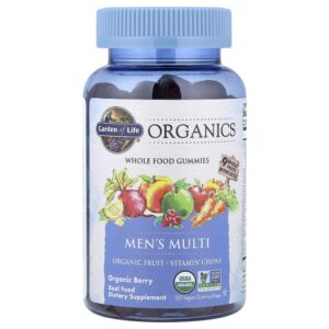 Garden of Life - Multivitamínico Masculino em Gomas mykind Organics Men's Multi Frutos Silvestres 120 Gomas