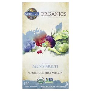 Garden of Life - Multivitamínico Masculino mykind Organics Men's Multi 120 Comprimidos