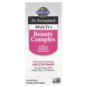 Garden of Life - Multivitamínico para Complexo de Beleza Dr. Formulated Multivitamin Beauty Complex 30 Cápsulas