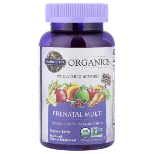Garden of Life - Multivitamínico Pré-Natal em Gomas mykind Organics Prenatal Multi Frutos Silvestres 120 Gomas