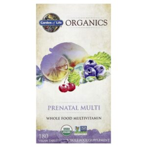 Garden of Life - Multivitamínico Pré-Natal mykind Organics Prenatal Multi 180 Comprimidos