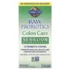 Garden of Life - Probiótico para Saúde do Cólon RAW Probiotics Colon Care 30 Cápsulas