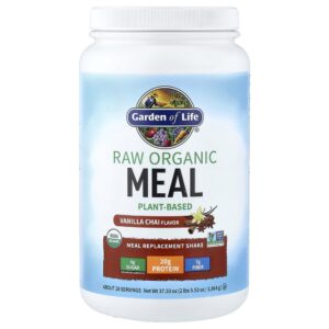 Garden of Life - Substituto de Refeição Orgânico RAW Organic Meal Chai de Baunilha 1064 g