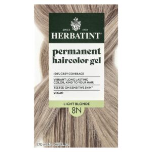 Gel de Coloração Permanente 8N Louro Claro 135 ml - Herbatint