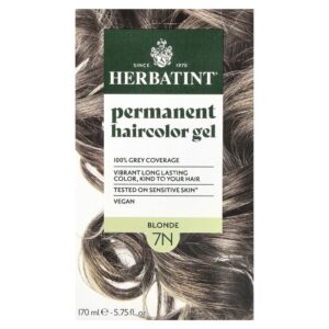 Gel de Coloração Permanente para Cabelos 7N Louro 135 ml - Herbatint