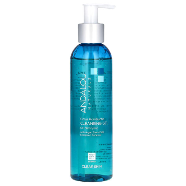 Gel de Limpeza Facial Kombucha Cítrico 178 ml - Andalou Naturals