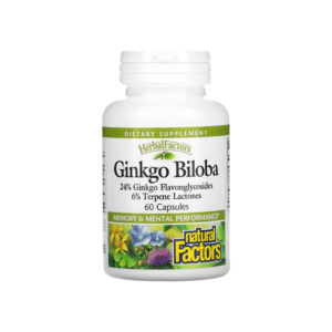 Ginkgo Biloba 60mg 60 Cápsulas - Natural Factors